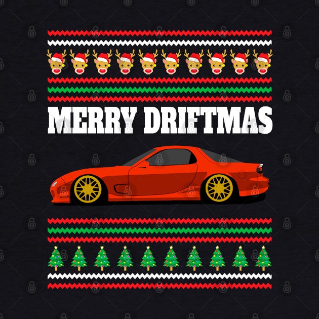 Mazda RX-7 FD Merry Driftmas by Rebellion Store